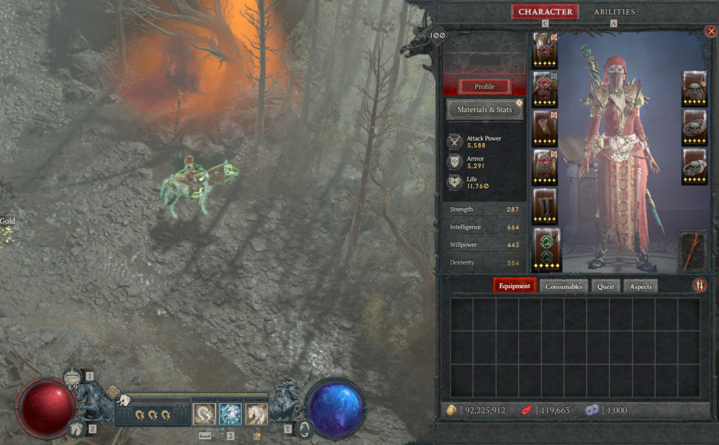 A character in Diablo 4 that reached Level 100 - buy Diablo 4 account