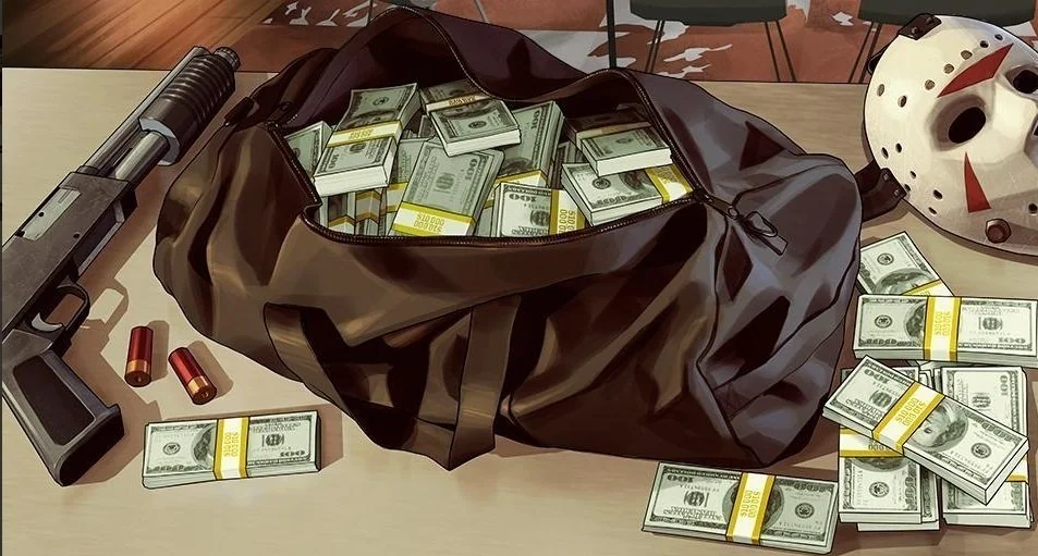 A bag full of cash - buy GTA 5 accounts