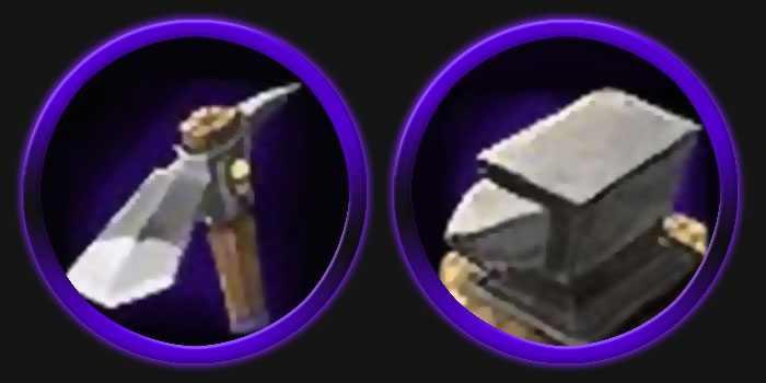 2. Professions Synergy: Mining and Blacksmithing