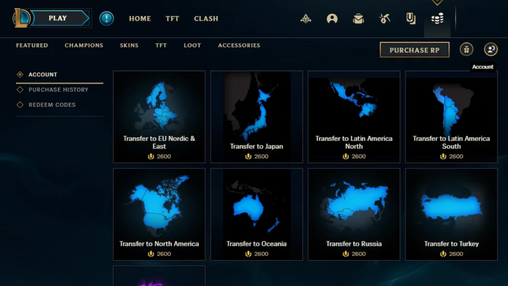 Is it Legal to Change Regions in LoL?