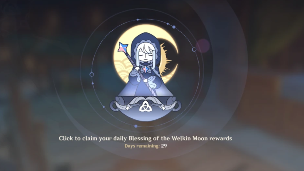 Method 2: Blessing of the Welkin Moon