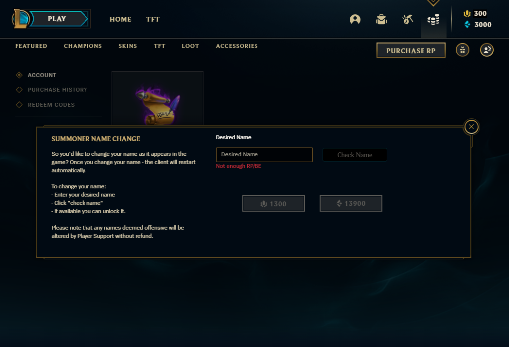 Troubleshooting Name Change Issues