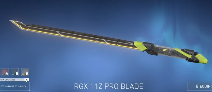 Unique Features of the RGX Blade Skin